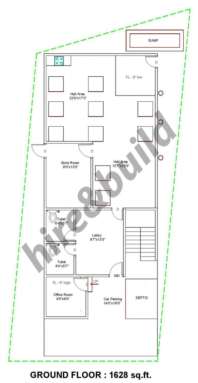 1600 sqft duplex house plans 2