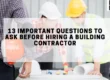 hiring a building contractor