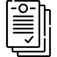 Plan approval document icon