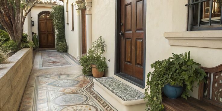 Artistic Tile home aesthetic diy for Unique Flooring mosaic flooring